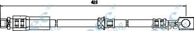 APEC BRAKING hos3710 -  Тормозной шланг